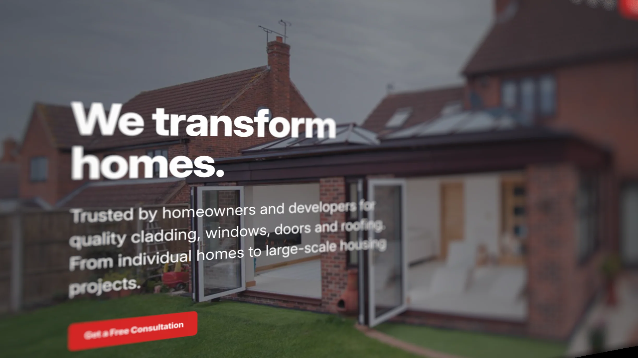 County Cladding website preview